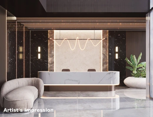 Entrance Lobby at Gayatri Enclave